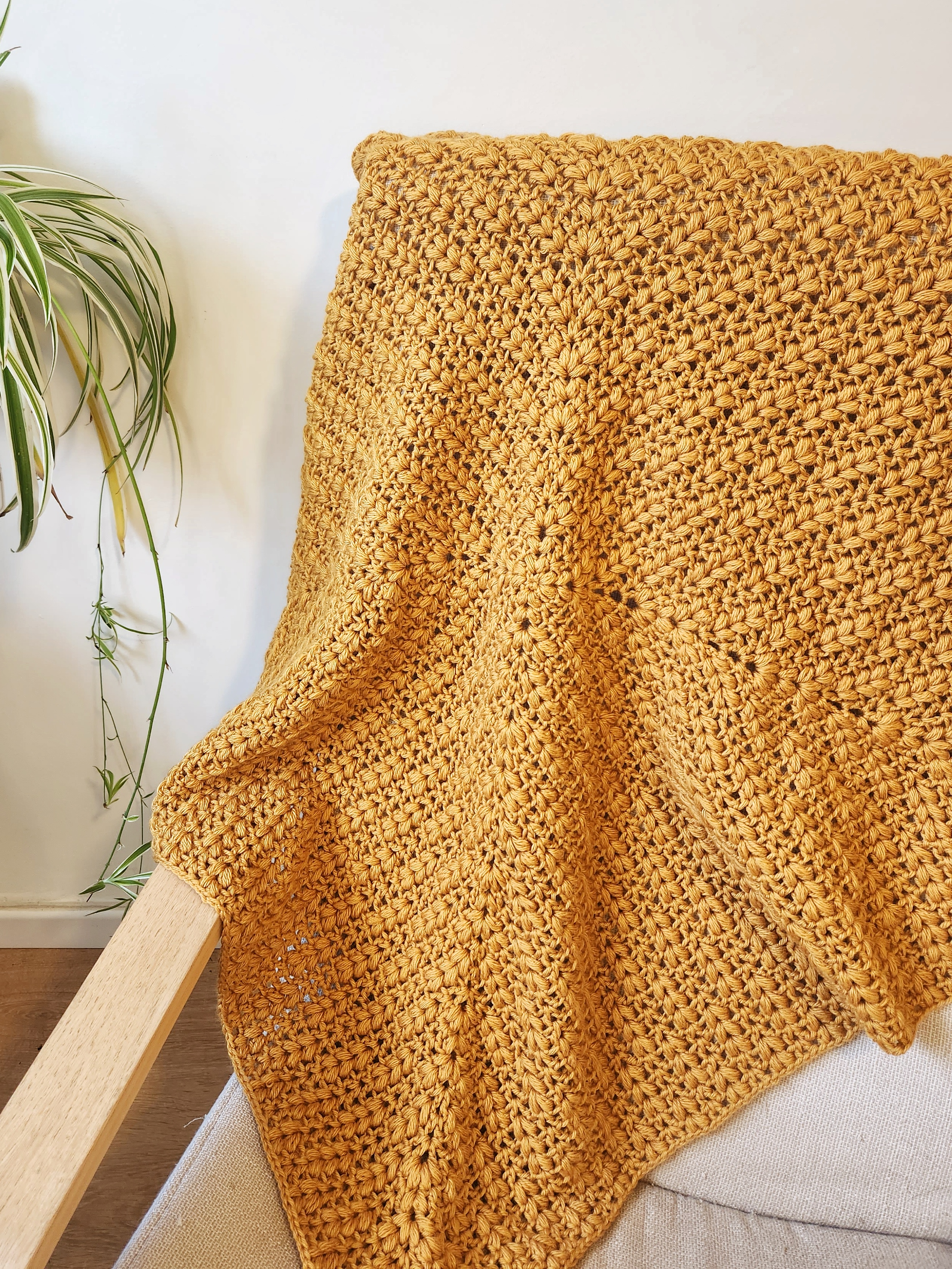 Waves of Grain Granny Square Blanket pattern