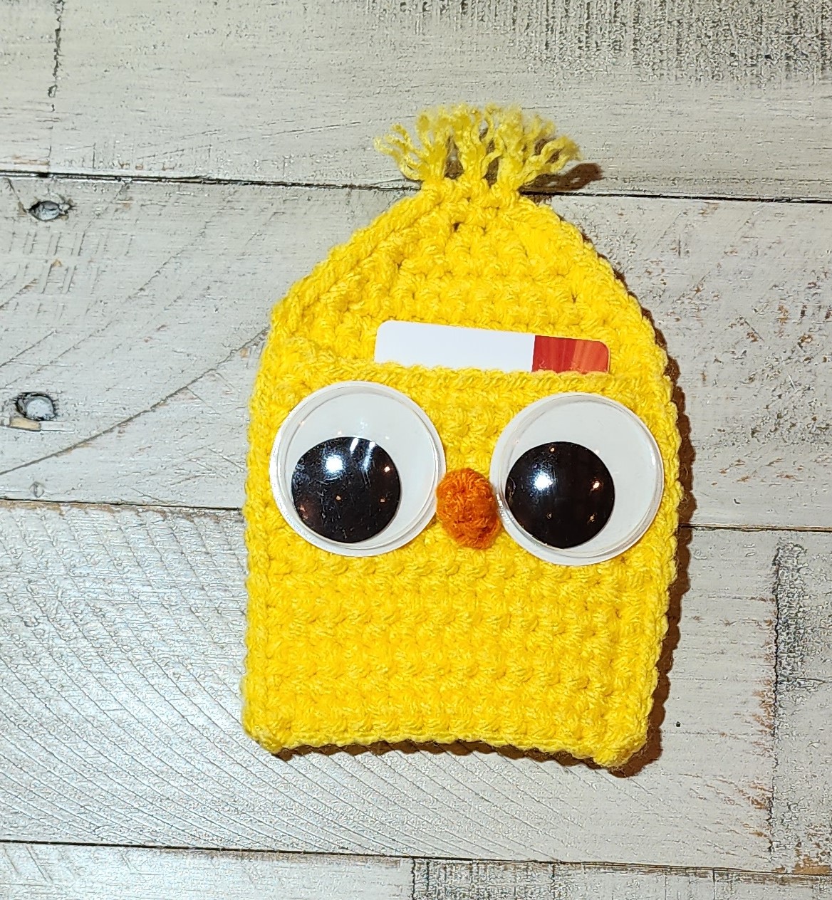 Easter Chick Gift Card Holder pattern
