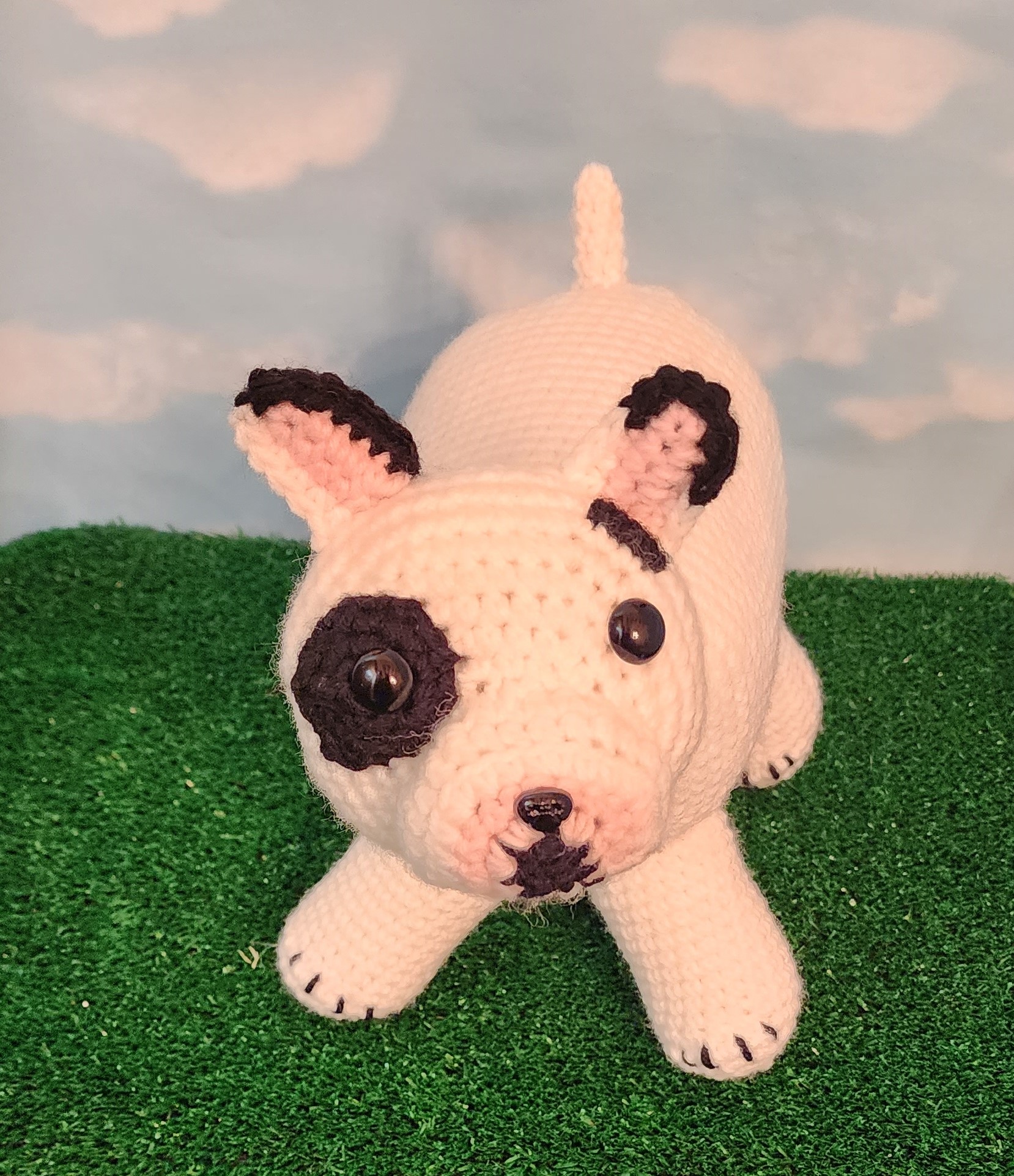 French Bulldog Amigurumi pattern