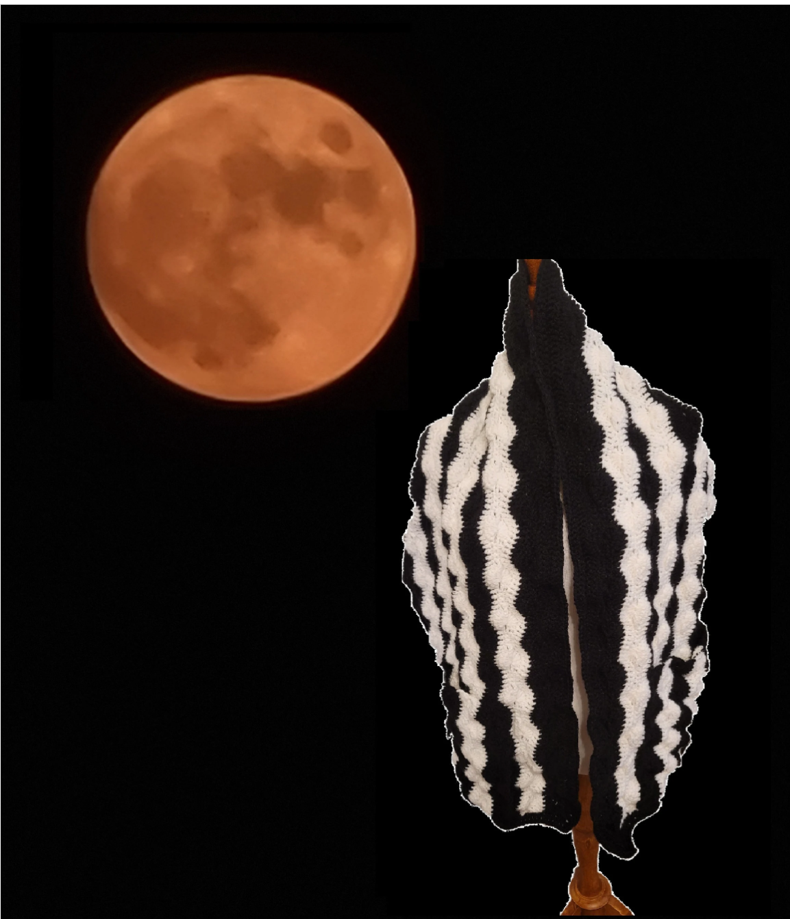 Full Moon Pocket Shawl pattern