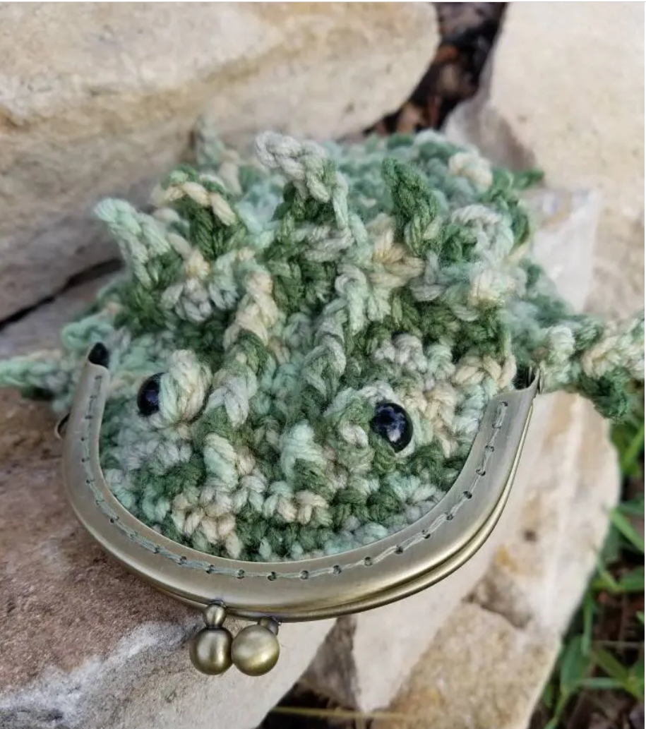 Horny Toad Coin Purse pattern