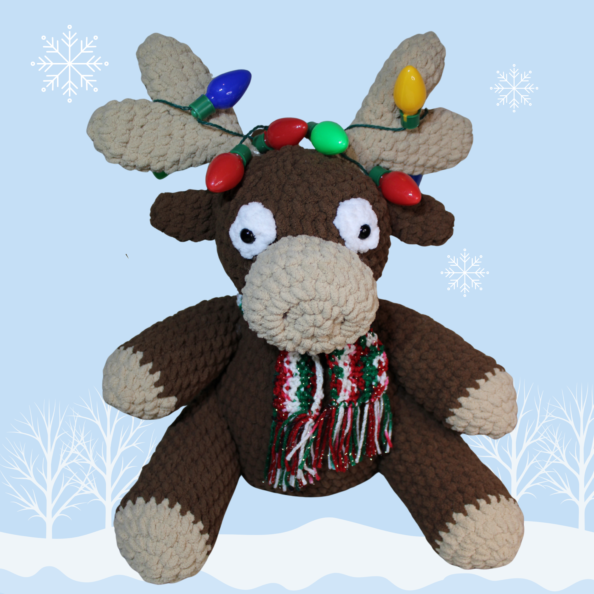 Merry ChristMoose pattern