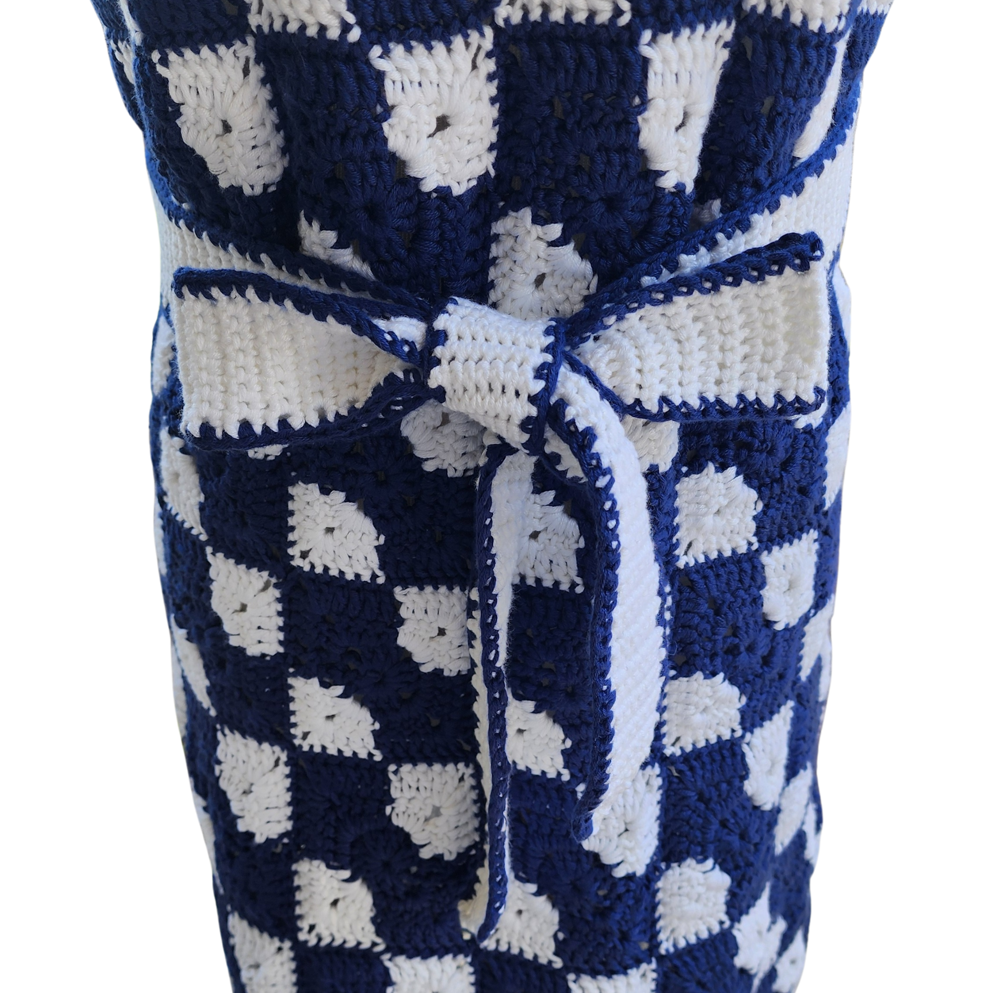Granny Square Robe Pattern Modern Bowtie Granny Square Dress pattern - Unspun.Studio