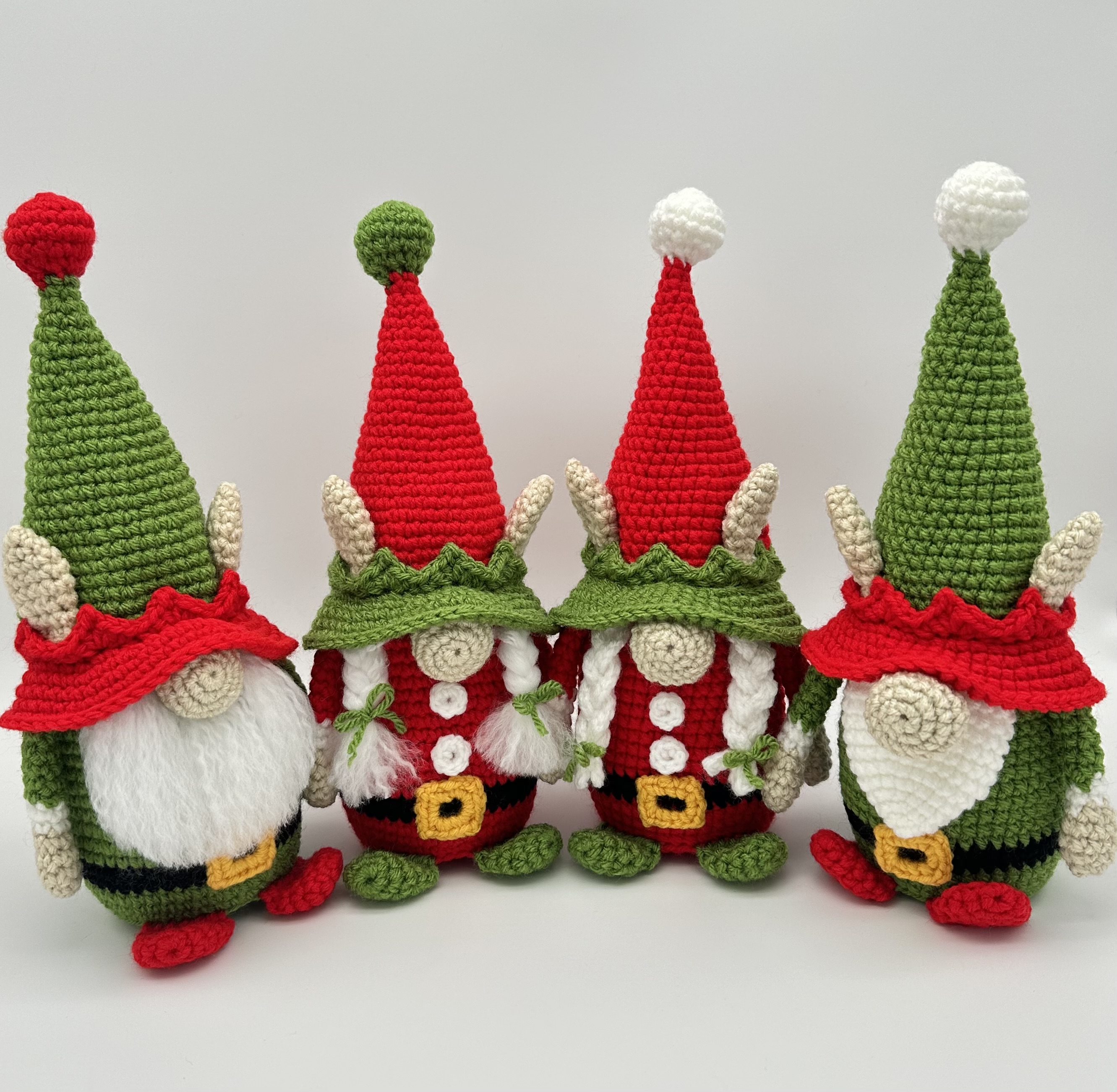 Christmas Elf Crochet Gnome Amigurumi Pattern PDF