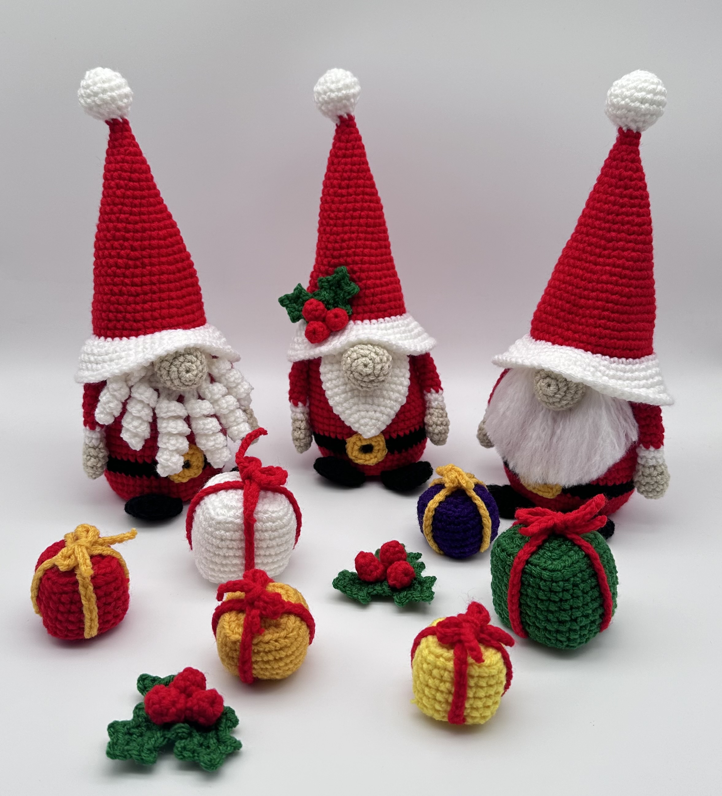 Santa Christmas Gnome Crochet Amigurumi Pattern PDF