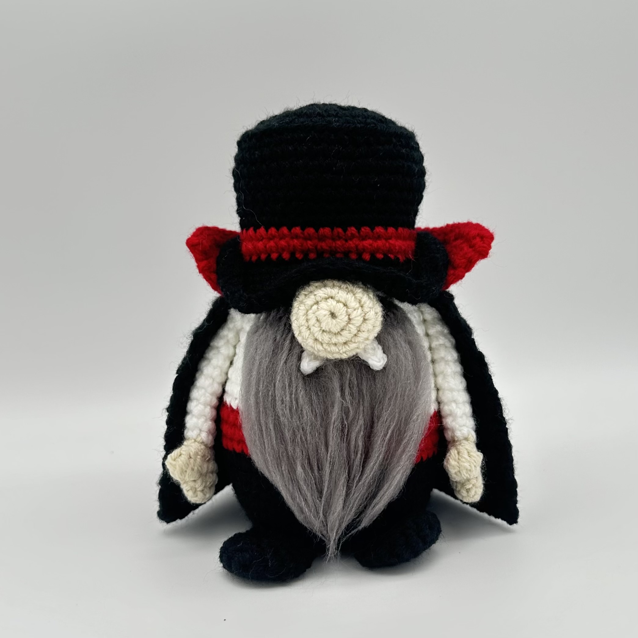 Halloween Vampire Gnome Crochet Amigurumi Pattern PDF