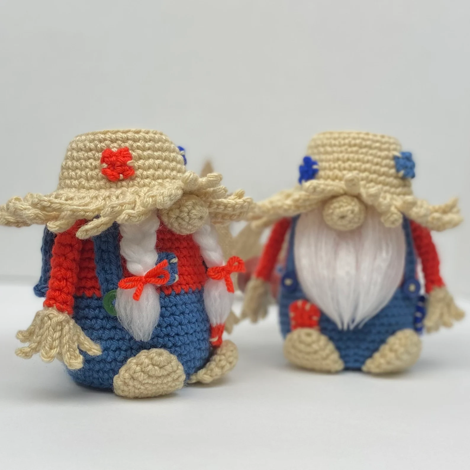 Scarecrow Gnome Crochet Amigurumi Pattern PDF