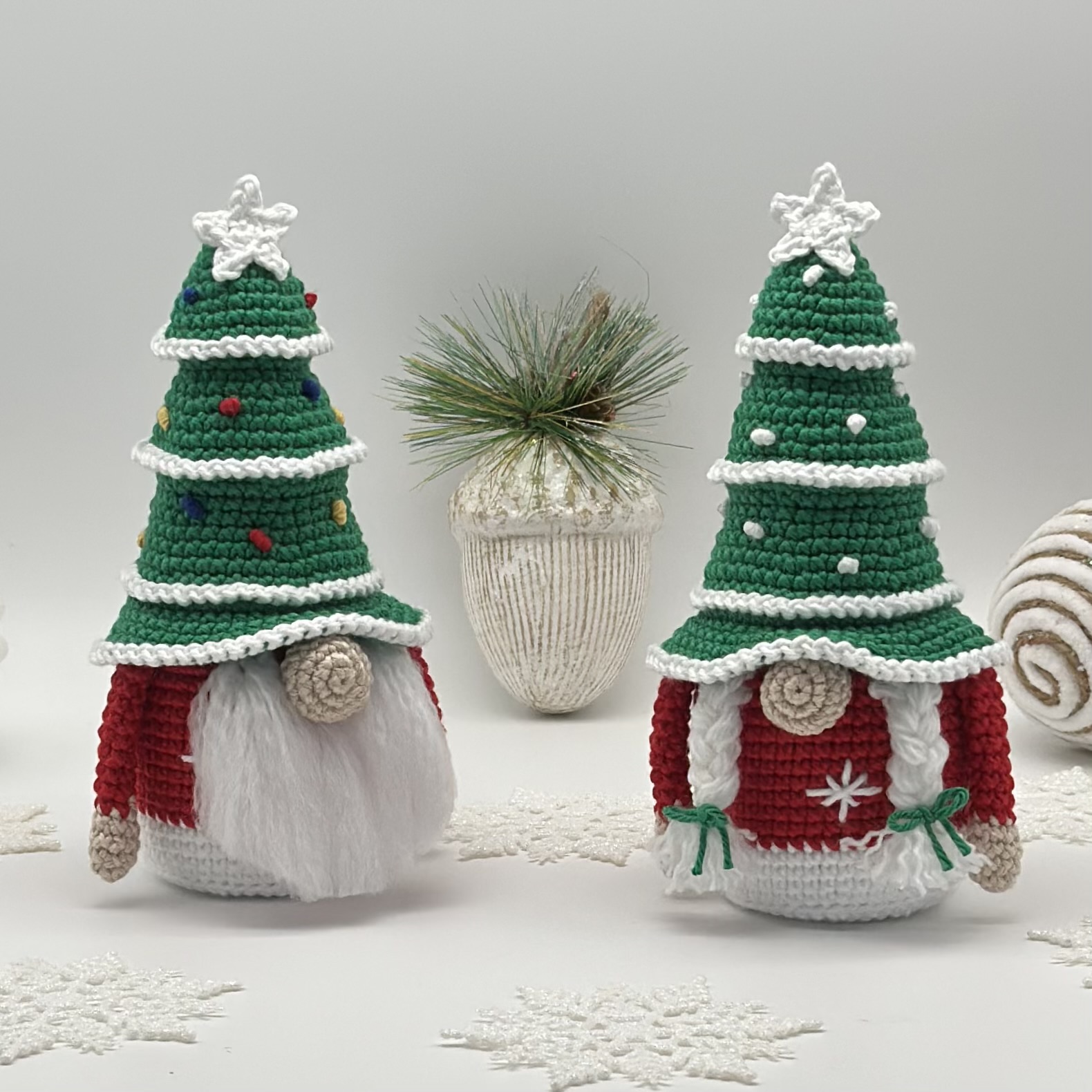 Christmas Tree Gnome Crochet Amigurumi Pattern PDF
